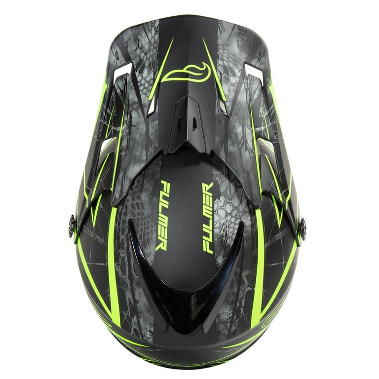 Fulmer 2503124 Youth Blitz MX Helmet DOT Approved Kryptek