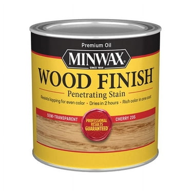 4-Pack of 1/2 pt Minwax 22350 Cherry Wood Finish Oil-Based Wood Stain