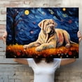 thumbnail image 4 of Neapolitan Mastiff Dog Watercolor Starry Night Van Gogh Painting Kits, Painting Watercolor Canvas, Canvas Suitable for Room Decor Cafe Decor Or Gift for Friends, 4 of 4