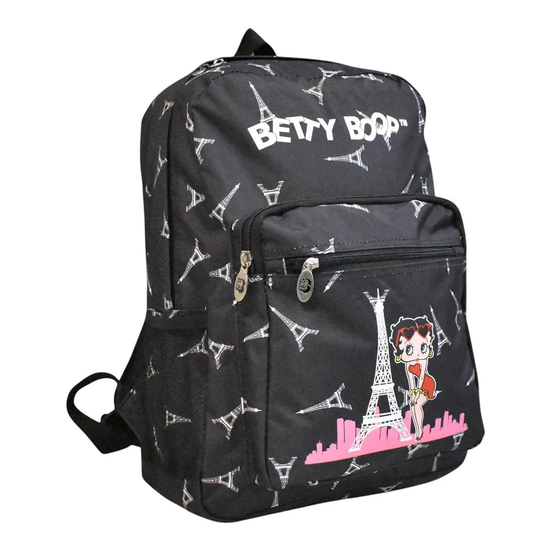 betty boop backpack leather bike Microfiber Large with 16 Inches Height (Multi) Has one large main compartment with zipper closure Whatever! Makes You Happy Betty