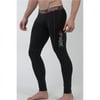 Pajar PAJPM3005BKGR-M Male Merino Wool Long Underwear, Black - Medium