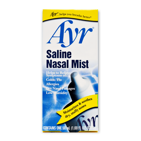 Buffered Saline Solution - Ayr Saline Nasal Mist - 1.69 oz.