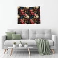 thumbnail image 5 of Picia Rose Flowers Pattern Tapestry-Tapestries for Bedroom Living Room Dorm(29x37"), 5 of 8