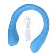 thumbnail image 1 of Calentador de cuello portátil colgante, recargable de 3000 mAh, ideal para el invierno, para mujeres, hombres y niños, para oficina, viajes, deportes en interiores y exteriores, color azul., 1 of 14