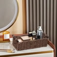 thumbnail image 5 of Luoshdecor Paper Rope Storage Basket,Weave Counter Organizer Wicker Baskets with Handle,Decorative Storage Bins for Bathroom Home, 5 of 6