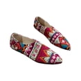 thumbnail image 2 of ZTTD Summer Fashion Women's Sports Shoes Ethnic Wind Pointed Flat Shoes Breathable and Comfortable Casual Shoes, 2 of 9