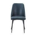 thumbnail image 3 of Jofran Maddox Mid-Century Modern Faux Leather Upholstered Dining Chair (Set of 2), 3 of 8