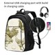 thumbnail image 2 of Easygdp Chickens Mochila para Laptop de Viaje con Puerto USB, Mochila para Laptop con Puerto de Carga USB para Mujeres y Hombres, 2 of 7