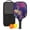 Black-3, variant on Pickleball Paddles Set Of 1, Fiberglass Surface, Tropical Leaf Print, 1 Paddle, 2 Balls & Bag