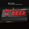 thumbnail image 3 of Joystick De Lucha Inalámbrico , Controlador De Juego De Lucha De Arcades Clásicos Universales, Compatible Con Turbo Y Macro, Compatible Con Wins, SteamDeck, NeoGeo, 3 of 7