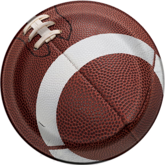 7" Football Paper Dessert Plates, 8ct