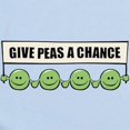 thumbnail image 2 of CafePress - Give Peas A Chance Infant Bodysuit - Baby Light Bodysuit, Size Newborn - 24 Months, 2 of 4