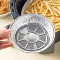 thumbnail image 5 of Bandejas redondas de aluminio para asar a la parrilla Bandeja para hornear de aluminio - 30 Bandejas desechables de aluminio, Bandejas para pasteles, para hornear 21x4.5cm TUNC Sencillez, 5 of 5