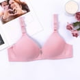 thumbnail image 6 of Black and Friday Clearance under $5 asdoklhq Bras for Women Plus Size Clearance,Woman's Embroidered Glossy Comfortable Breathable Bra Underwear No Rims, 6 of 6