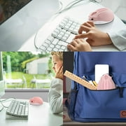 Dpisuuk Wireless Mouse, Cute Hamster Shape Computer Mouse, Silent Mouse 2.4GHz 1200DPI Optical Mouse with USB Receiver, Cordless Mouse for Laptop Computer