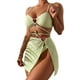 thumbnail image 2 of Traje de baño de una pieza, conjunto de traje de baño para mujer, 3 conjuntos de bikini, traje de baño para mujer, multifuncional, 2 of 5