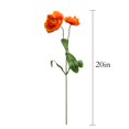 thumbnail image 2 of Artificial Poppy Flower Stems (Set of 6), 2 of 2