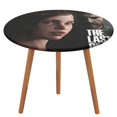 thumbnail image 1 of The Last of Us-theme Fitted Round Tablecloths Elastic Edged Table Covers Waterproof Table Cloth for Kitchen Holiday Party Tables Decor 120cm, 1 of 6