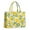 Yellow Lemon Fruit-2, variant on Large Capacity Tote Bag,Yellow Lemon Fruit Flowers White Pattern Handbag Fashion Luxury Tote Bag,15.7"x13"x 5.1" Inches,Laptop Compatible
