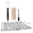 thumbnail image 3 of Leather Craft Kit Leather Tool, 28PCS/Set Leather Working Tool, For Leather Work DIY Craft, 3 of 8