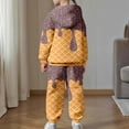 thumbnail image 6 of WOYY Tween Girls Outfits Ice Cream Print Hoodie Sweatshirt Joggers Set, Sizes 12-13, 6 of 7