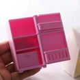 thumbnail image 3 of Mini Réfrigérateur Décoration Meuble de Mode Modèle pour Maison de Poupée 1:6 Miniature Plastique Rose, 3 of 7