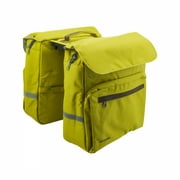 Racktime Ture Pannier Bag Lime Green 14.2x12.2x6.7in SnapIt