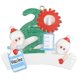 thumbnail image 5 of Adornos navideños Muñeco de nieve Colgante Cuarentena Para Sobreviviente Bendición Regalos Para Escritura A Mano Tarjeta De Nombre Vacaciones Navidad Orna,Style8, 5 of 5