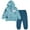 Teal / blue, bluey, variant on Bluey Toddler Boys Fleece Pullover Hoodie and Pants Outfit Set Toddler to Little Kid