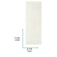 thumbnail image 2 of Livabliss Area Rugs for Living Room, 3x7 Freud Modern Ivory Runner Rug, Bedroom Dining Room Home Decor Stain Resistant Carpet (2'7" x 7'3" Runner), 2 of 5