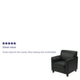 thumbnail image 4 of HERCULES Diplomat Series Black LeatherSoft Chair, 4 of 10