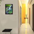 thumbnail image 5 of 2X Full Square Landscape Nature DIY Diamond Embroidery Waterfall Home Decor, 5 of 5