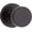 Gray, variant on Kwikset Pismo Knob with Round Rose Half Dummy in Venetian Bronze