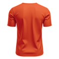 thumbnail image 4 of kamemir Mens Big and Tall Shirts Men's Loose Fit Lightweight Short-Sleeve Pocket T-Shirt Orange,2XL, 4 of 6