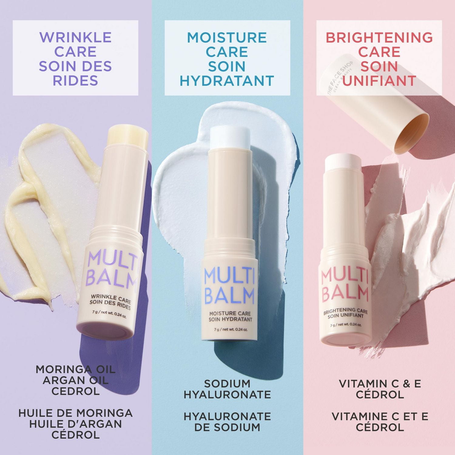 THE FACE SHOP Wrinkle Care Multi Balm for Skin Barrier Repair, Fine Lines, and Wrinkles, Anti-Aging, Korean Skin Care., 7g