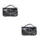 thumbnail image 1 of Yuarrent Bolsa de cosméticos con diseño de mármol, práctico bolso de mano de almacenamiento multiusos, bolsa de transporte, organizador de maquillaje Type1 NO1 Yuarrent CBP251974, 1 of 1