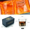 thumbnail image 5 of Whiskey Glasses Set-Luxury Bourbon Whisky Glasses Tumblers-Drinking Glassware Gift Set Box for Men Dad Husband Whiskey Lovers, 5 of 6