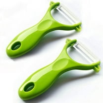 Peeler For Vegetables And Fruits Peeler Set, Quickly Peels Apple, Potato, Corn, Ginger, Citrus, Avocado, Mango and More (green 2pack)