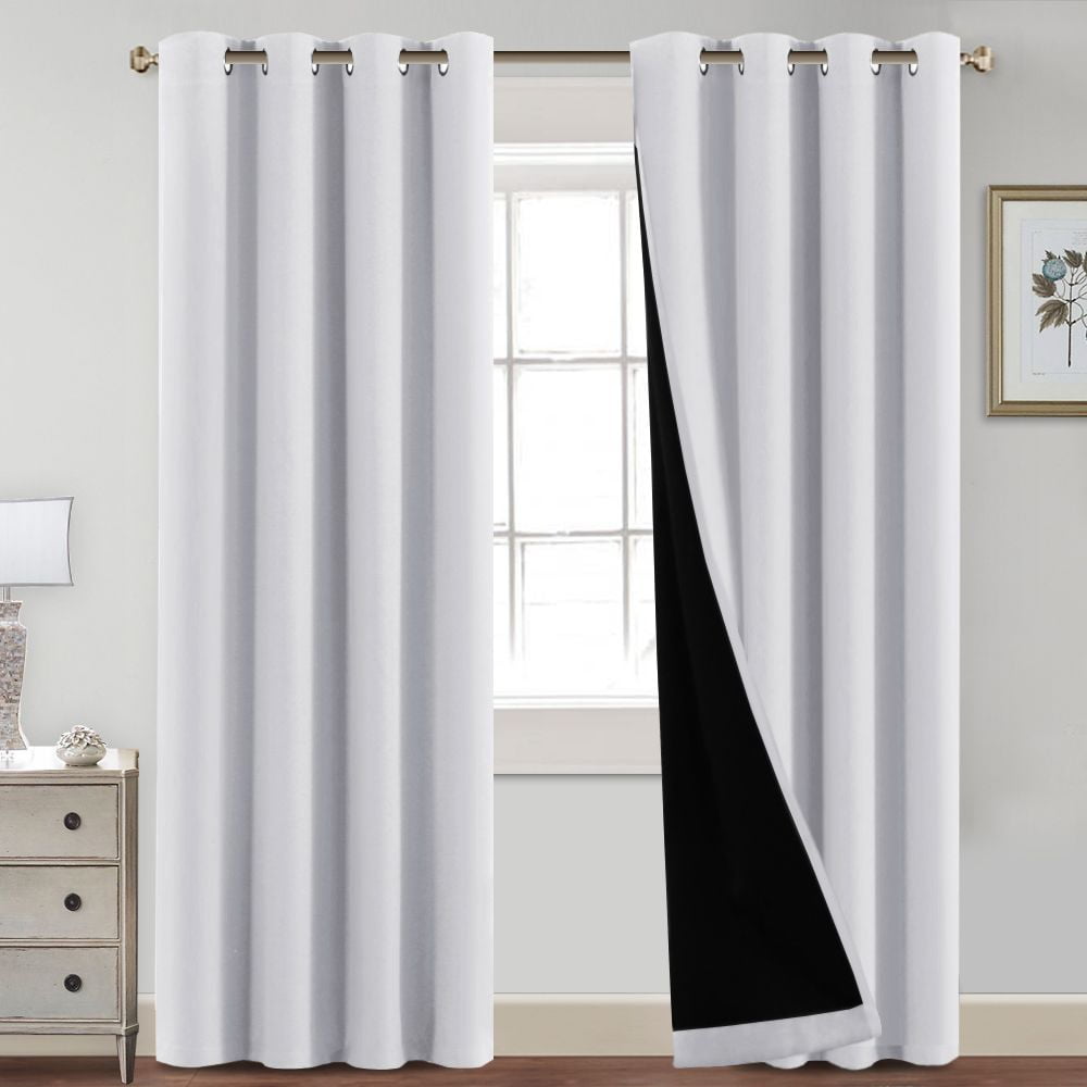 Turquoize 100 Blackout Curtains for Bedroom Thermal Insulated Blackout