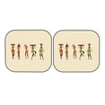 thumbnail image 7 of Goofa African Women in Traditional Clothes Pattern 2 Piece Car Windshield Sun Shade Foldable | Front Windshield Shade for Sun, Heat and UV Rays | Sunshade for Car Front Window-Medium, 7 of 7