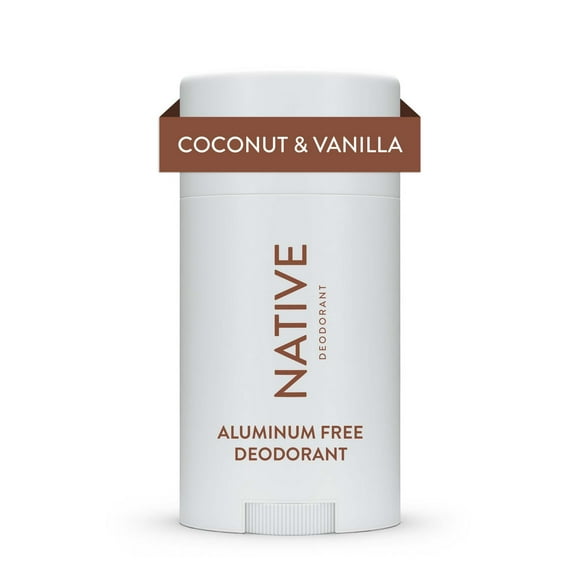 Native Natural Deodorant, Coconut & Vanilla, Aluminum Free, 75 g