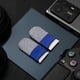 thumbnail image 4 of Manga De Las Yemas De Los Dedos Manga de dedo para juegos para PUBG Game Controller Glove Fingertips (blanco + azul), 4 of 6