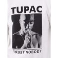 thumbnail image 2 of Tupac Men's & Big Men's Trust Nobody Graphic Pullover Sweatshirt with Long Sleeves, Sizes S-3XL, 2 of 5