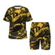 thumbnail image 1 of Balery Urban Graffiti Scorpion Illustration Conjunto de Pijama Infantil de Manga Corta con Estampado – Ropa de Dormir de Algodón Suave-3X-Large, 1 of 6