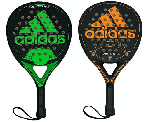 Adidas Paddle Tennis Racket 1 Training CTRL and 1 Precision PRO Fiber Glass  Eva Soft Sweet Spot Performance Padel Raquet Paddle pala Padel Black Mate  Green and Orange Set of 2 - Walmart.com