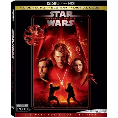 Star Wars: Episode III: Revenge of the Sith [New 4K UHD ] With ,