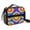 Red and Purple Tie Dye Pattern, variant on Red and Yellow Tie Dye Pattern Bento School Insulated Lunch Bag Box with Shoulder Strap and Bottle Holder, 11" X 9.5" X 3.5"