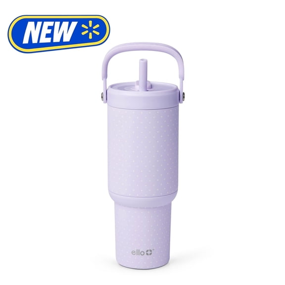 Ello Oasis Go 24oz Stainless Steel Tumbler with Top Handle and Retracting Straw