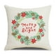 thumbnail image 2 of Matsuzay Funda de almohada navideña con estampado de Navidad, funda de cojín para sofá, funda de almohada decorativa para el hogar, sofá, Navidad, Kits de decoración para fiestas No.01 Matsuzay HA007803-01, 2 of 6