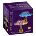 thumbnail image 3 of Solar Toadstool Stake - Purple/Yellow - 11"X11"X13.75", 3 of 5